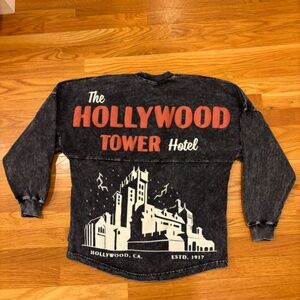 Disney World Parks Spirit Jersey Hollywood Tower Of Terror Hotel Shirt Size XS